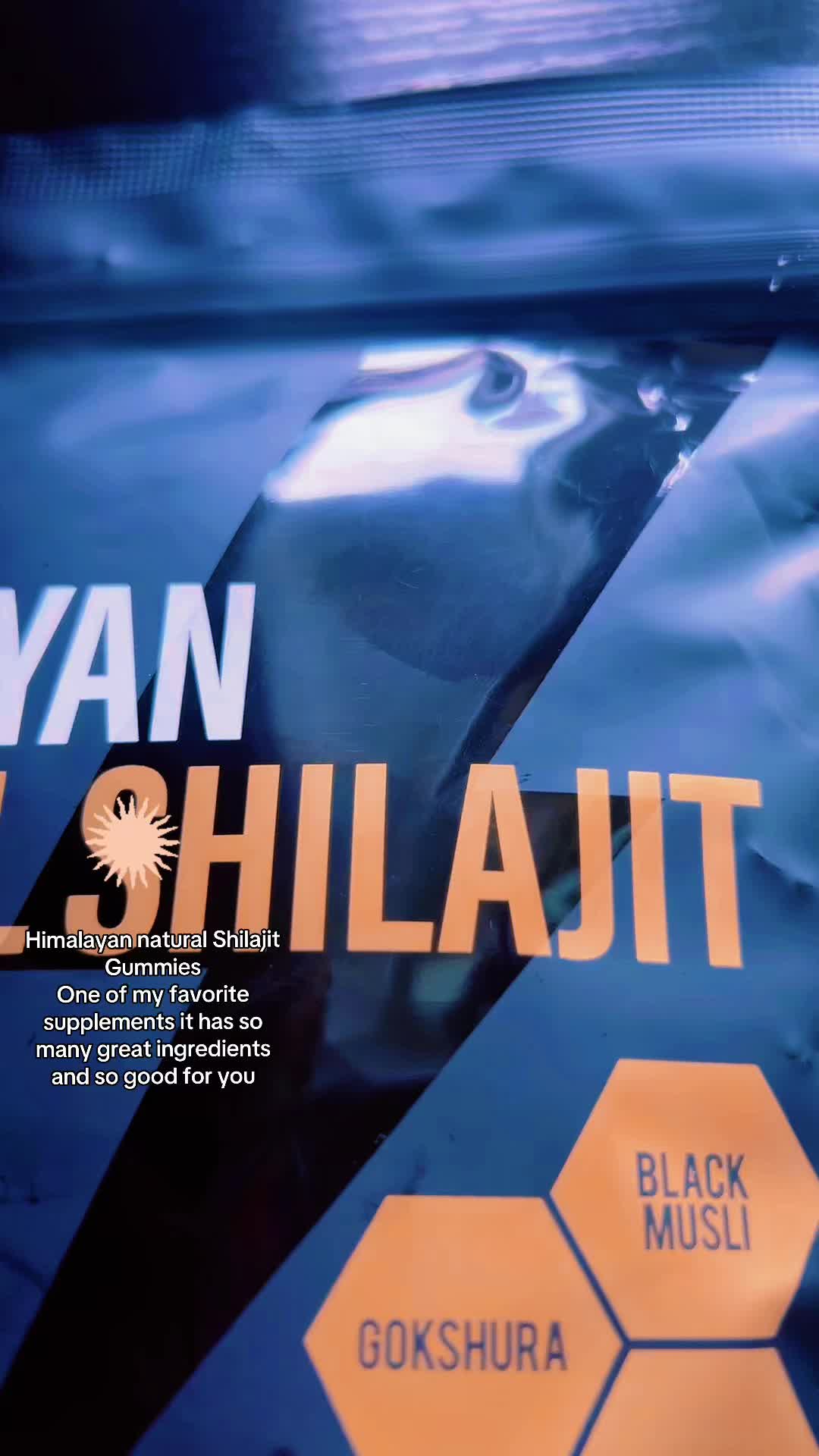 TikTok post by @dancingladycyndi for Vivonu. Caption reads: @VIVONU_official #shilajitgummies [...].
