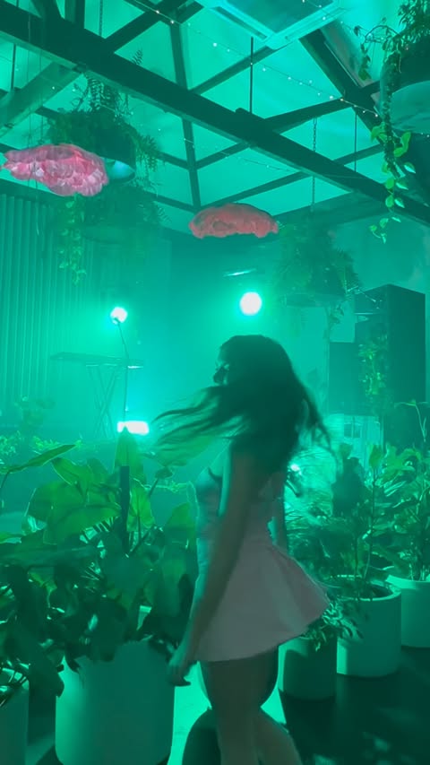 Instagram post by @sarah.leadams for Vodafone Group. Caption reads: I had the most amazing whimsical night 😭🧚🏼....