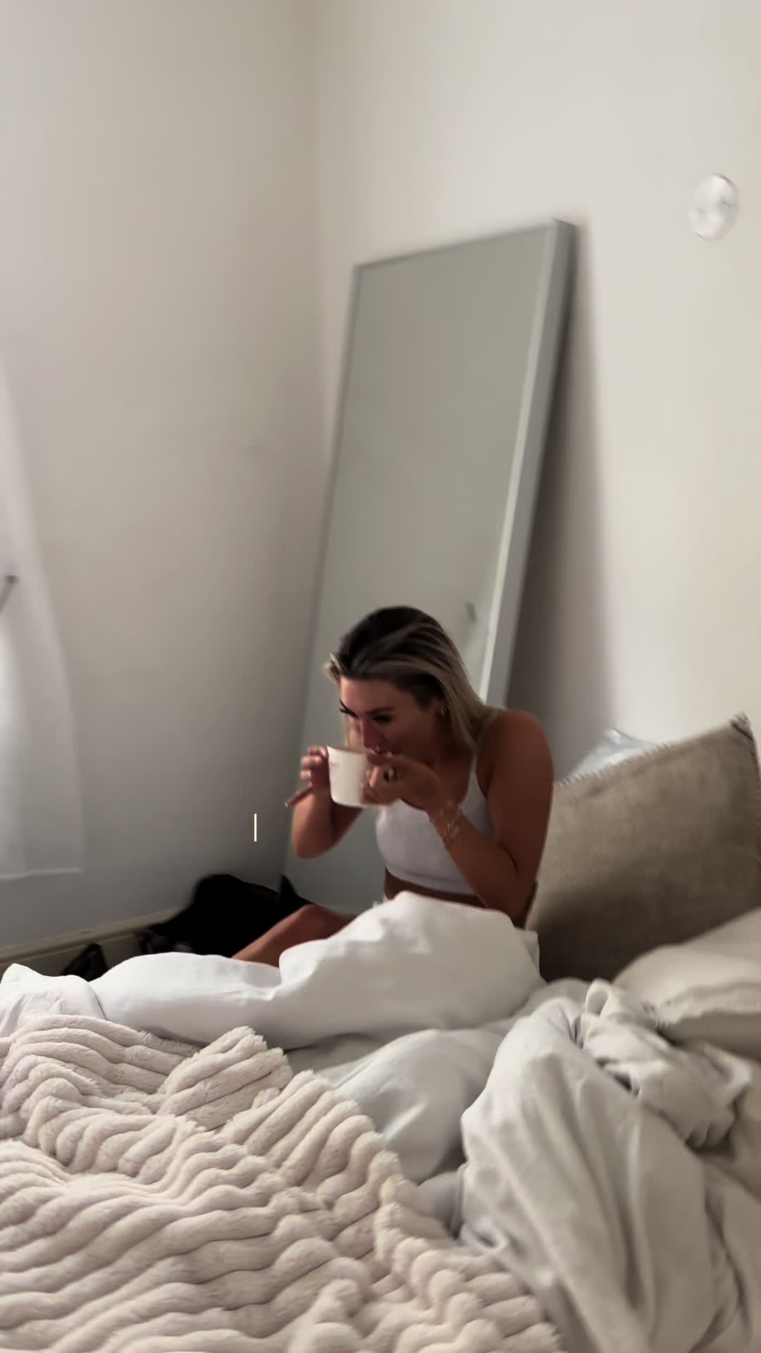 TikTok post by @isabellalearyy for OLEHENRIKSEN. Caption reads: [...] @Nécessaire body wash @Olehenriksen....