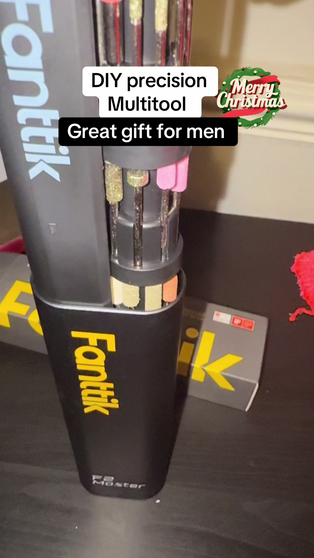 TikTok post by @sam_sweet_brummom for Fanttik. Caption reads: [...] #tools #tiktokmademebuylt @Fanttik Luxe.