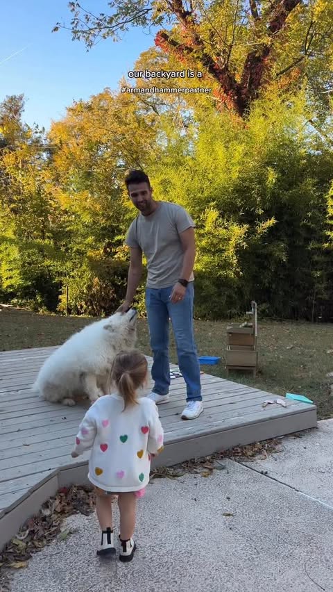 Instagram post by @chrisgiglio1 for ARM and HAMMER. Caption reads: I need a laundry detergent that keeps up with our....