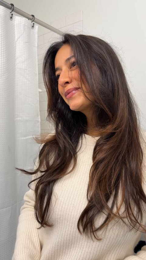 Instagram post by @thecarolinalifestyle for Nutrafol. Caption reads: [...] opening up about my hair growth journey and....