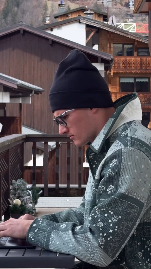 Instagram post by @aa_moriarty for Vision Express. Caption reads: Eyewear for the every day, from work to training....