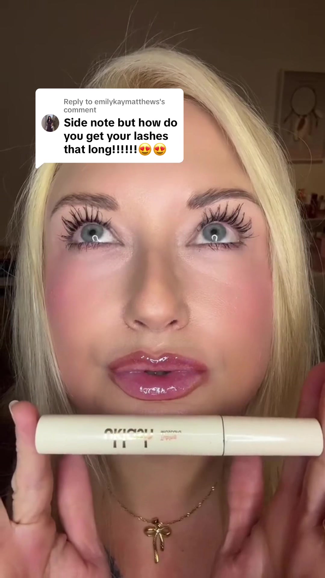 TikTok post by @bellskee42 for UKLASH. Caption reads: [...] asked the most. 🤍 This is the UKLASH Lash....