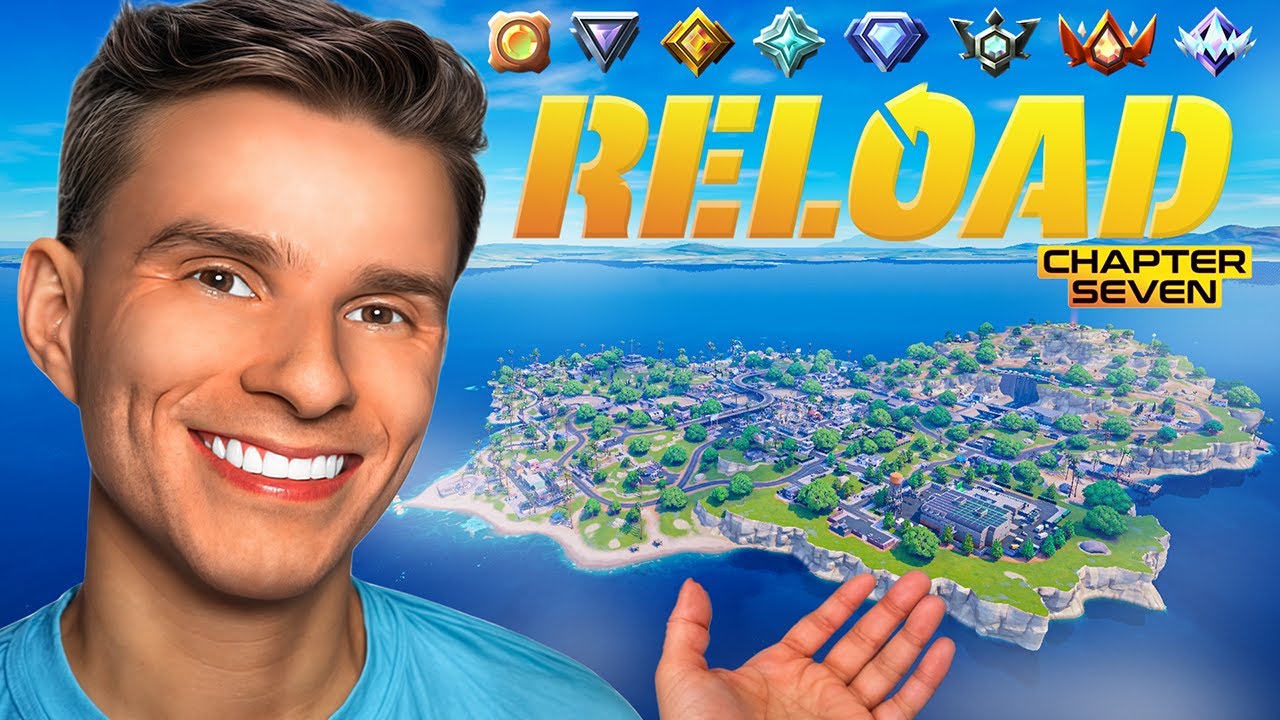 YouTube post by @MehrAlvi for nyfter. Caption reads: CHAPTER 7 RELOAD IS INCREDIBLE.