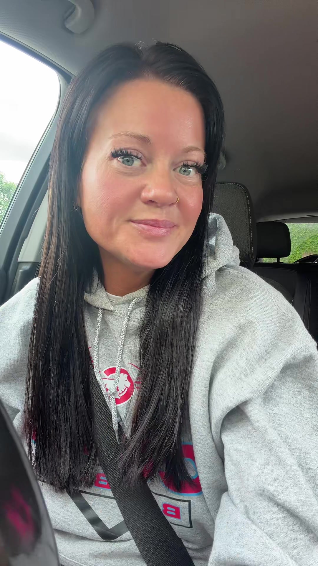 TikTok post by @organized_chaos20 for Full Shine Official. Caption reads: [...] #extensions #fullshinehair @Full Shine....