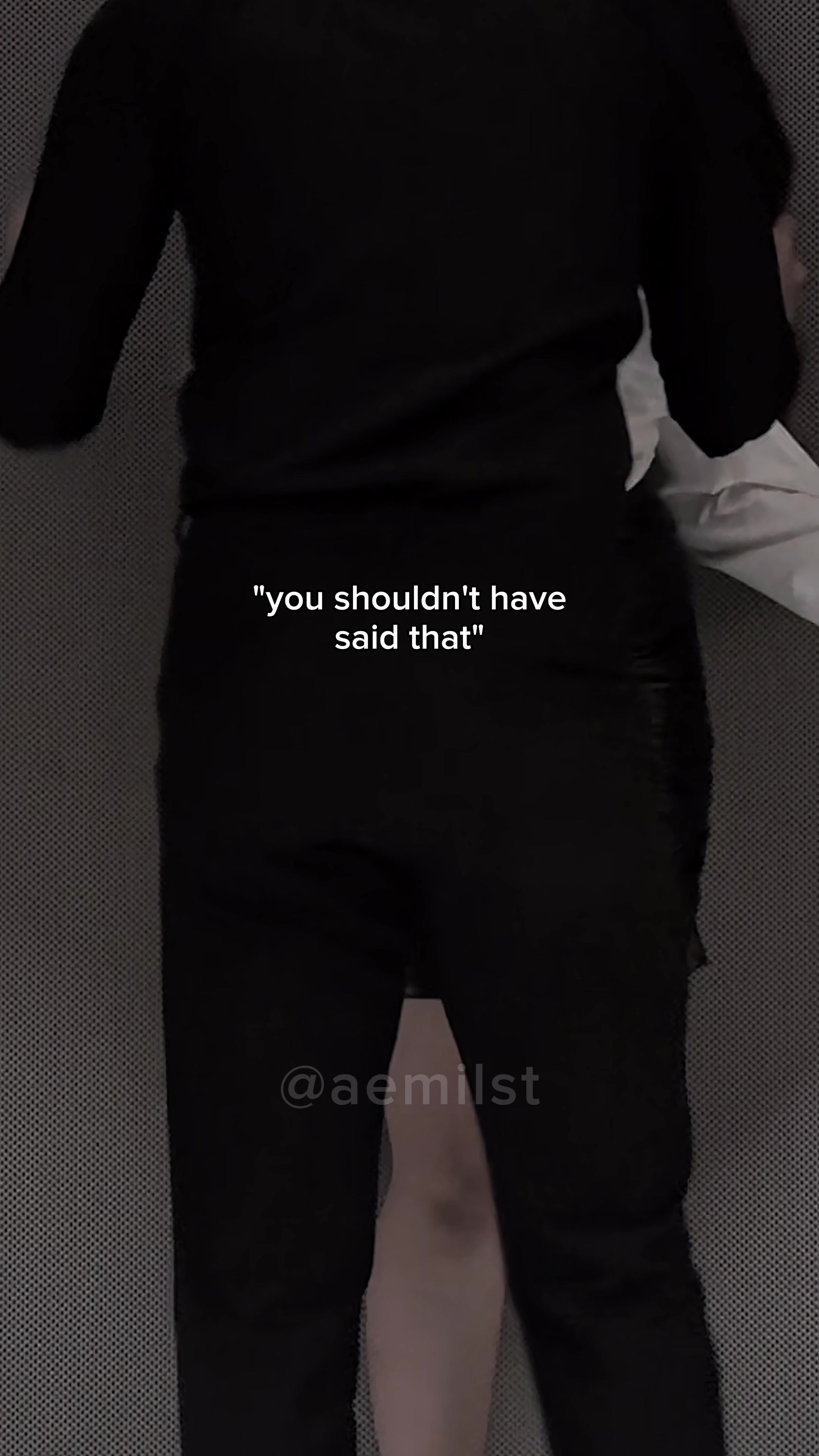 TikTok post by @aemilst for Wattpad. Caption reads: [...] for him. too late... 🫠 | sponsored by....