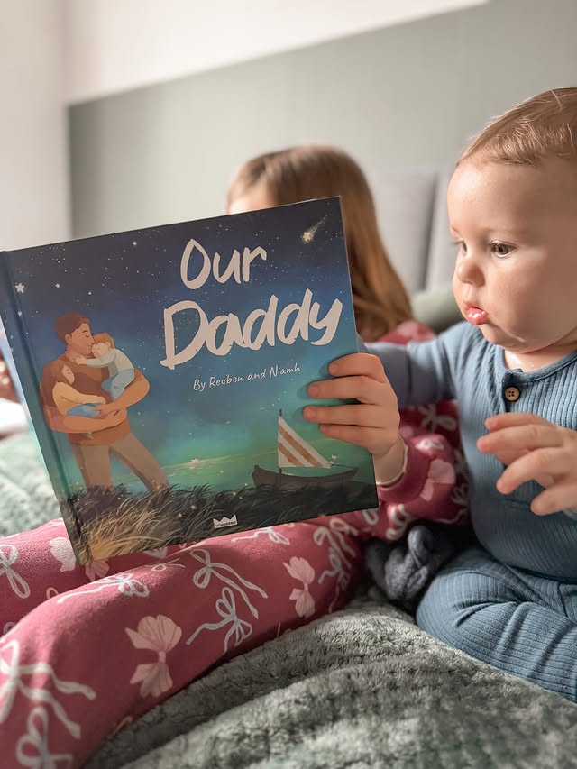 Instagram post by @rosie_nicholls for Wonderbly. Caption reads: [...] we know it. we got daddy this gorgeous....