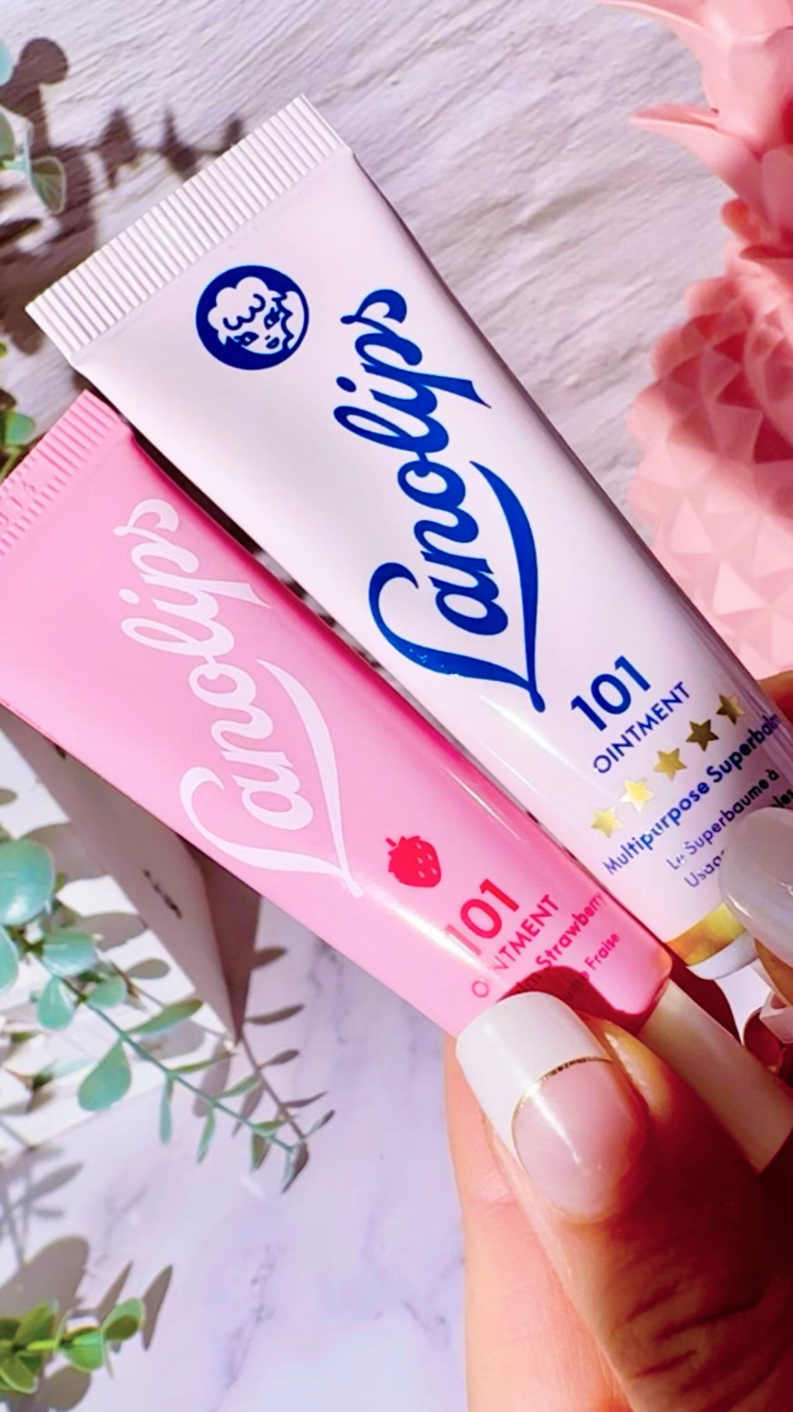 Instagram post by @cat_____lady for LANO. Caption reads: #GiftedByLanolips .....