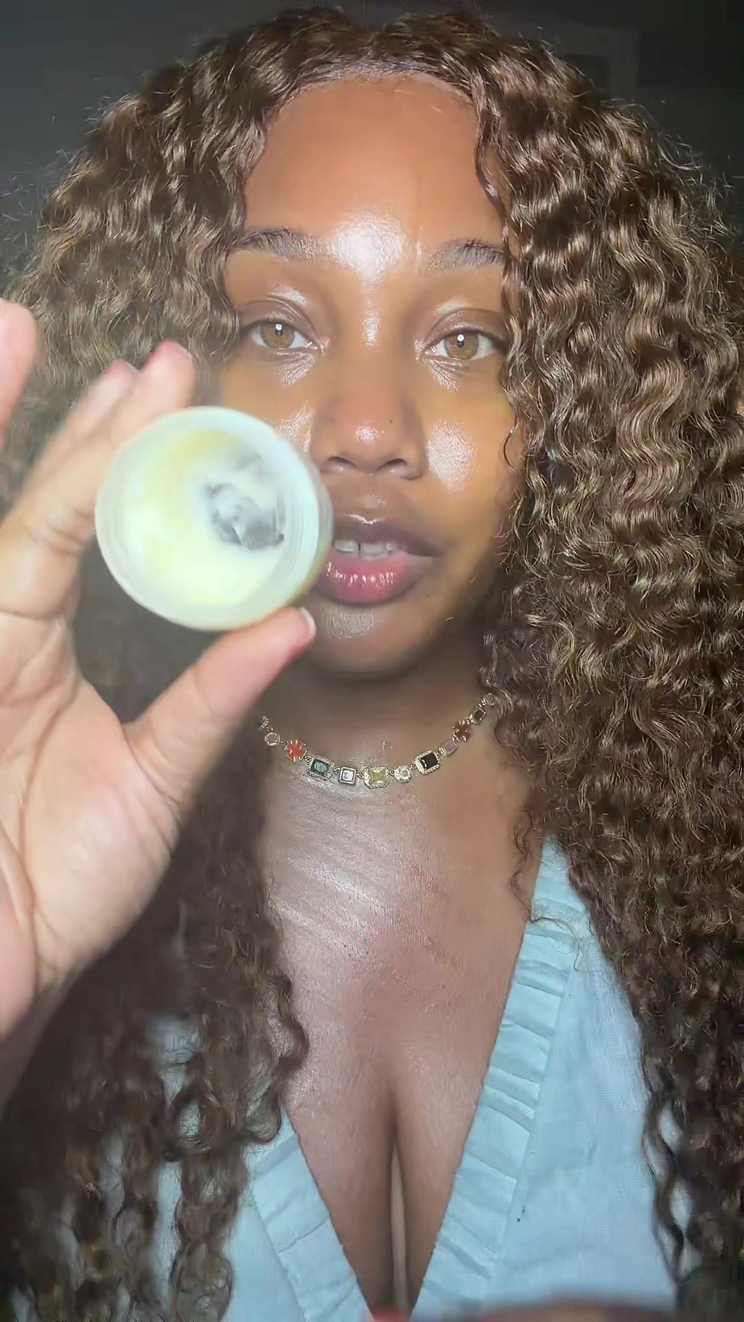 TikTok post by @tacoraxtriumphs for JerrBears Company. Caption reads: @jerrbearscompany #bodybutter #bodycare #hygiene....