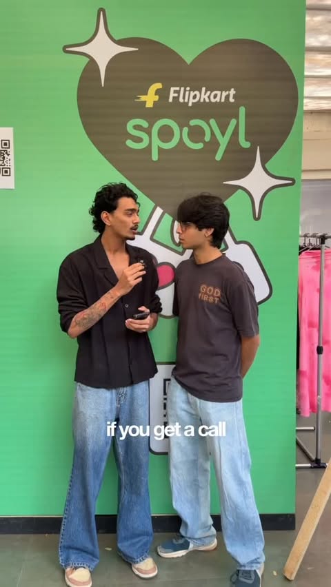Instagram post by @anshhdhote for Spoyl on Flipkart. Caption reads: Me palentines every year 😭😭 #Spoyl....