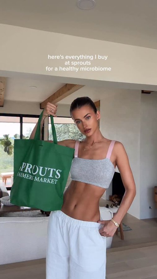 Instagram post by @katherine for Heart & Soil. Caption reads: everything i buy at sprouts for a healthy....