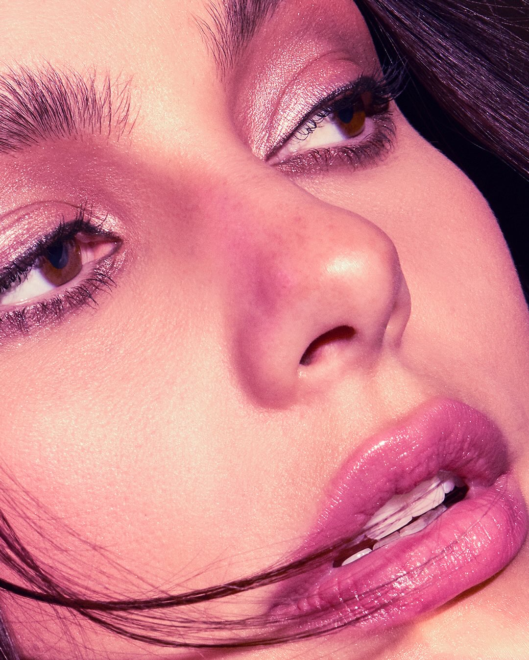 Instagram post by @camilamorrone for NARSCosmetics. Caption reads: The ICONIC @narsissist ORGASM ✨
Shot by....