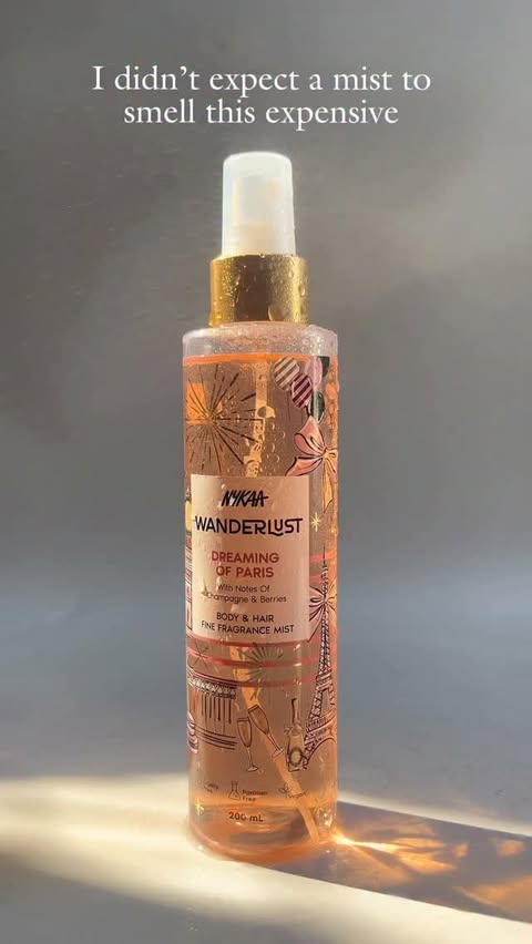 Instagram post by @createbyrenuu for Nykaa Wanderlust. Caption reads: #ad comment for link 🔗 Nykaa Wanderlust Body &....