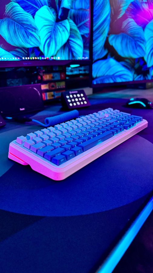 Instagram post by @itslido for Mchose. Caption reads: Introducing the MCHOSE K99 Mechanical keyboard!....