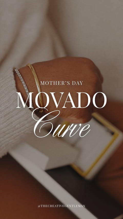 Instagram post by @thecreativegentleman for Movado. Caption reads: #ad @movado This year, I’m teaching my son how to....