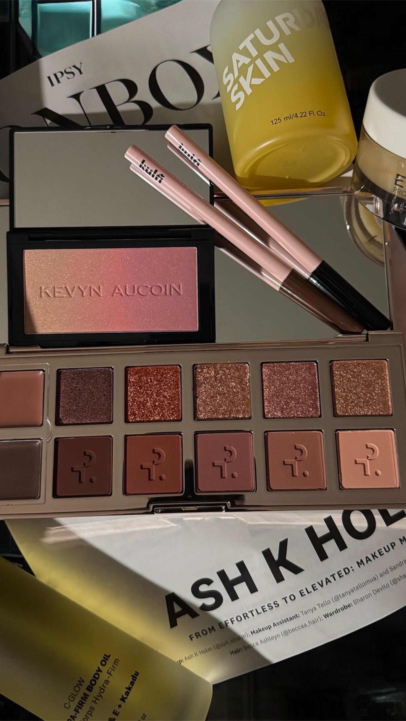 Instagram post by @danyelxnicole for amika. Caption reads: The @ipsy Icon Box this quarter is SUPERB! Curated....