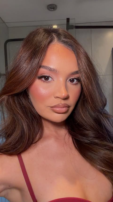 Instagram post by @emilyxmorann for Beauty Works Hair Extensions. Caption reads: New hair days = the best days A day with....