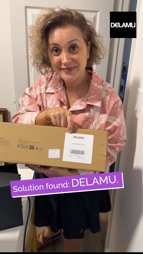 Instagram post by @angel.life.miami for DELAMU. Caption reads: [...] way anymore 🙏 🛒 Shop here: Thank you....