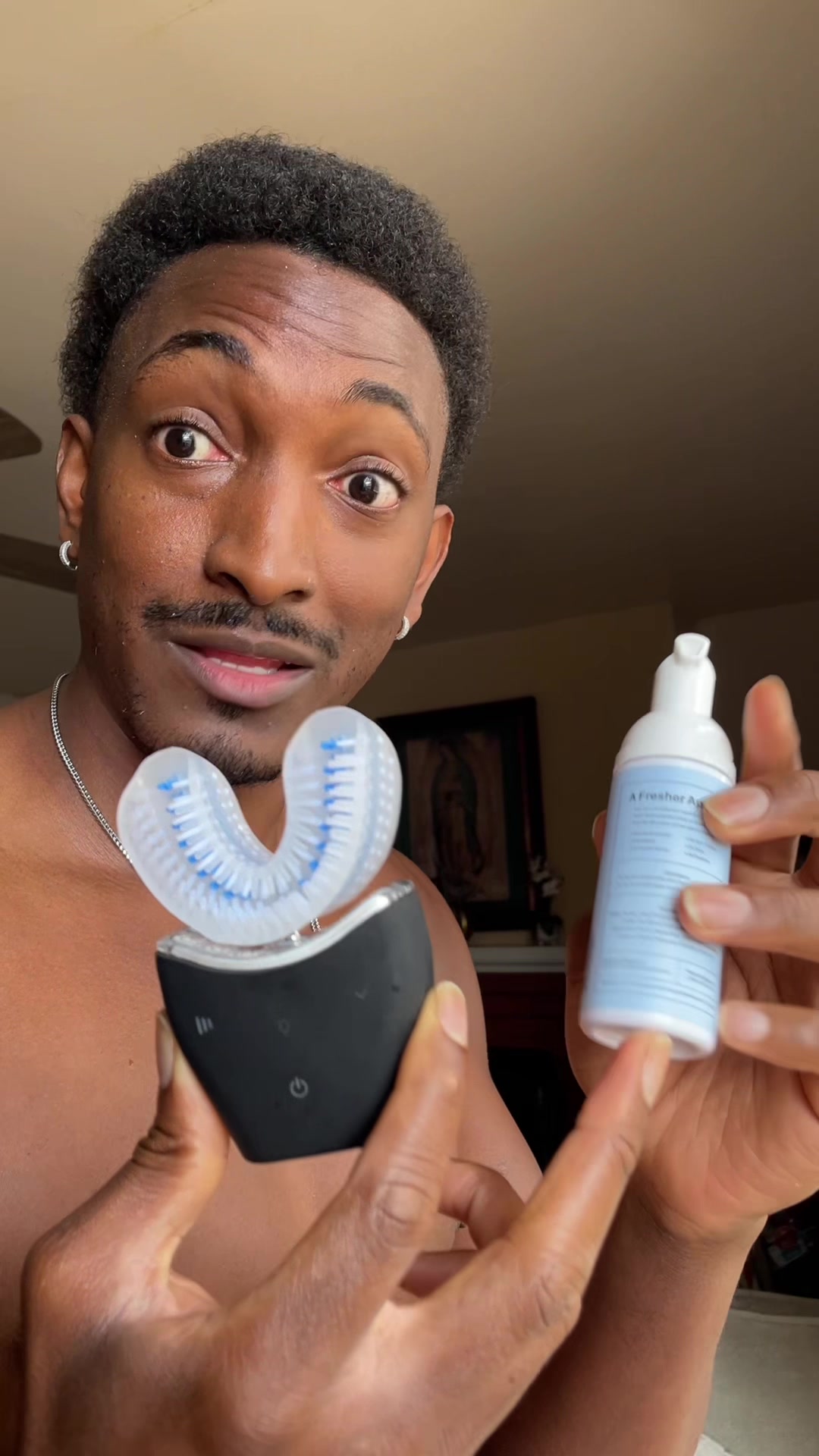 TikTok post by @dogdaddylando for Autobrush. Caption reads: [...] really empressed with this thing 😳....