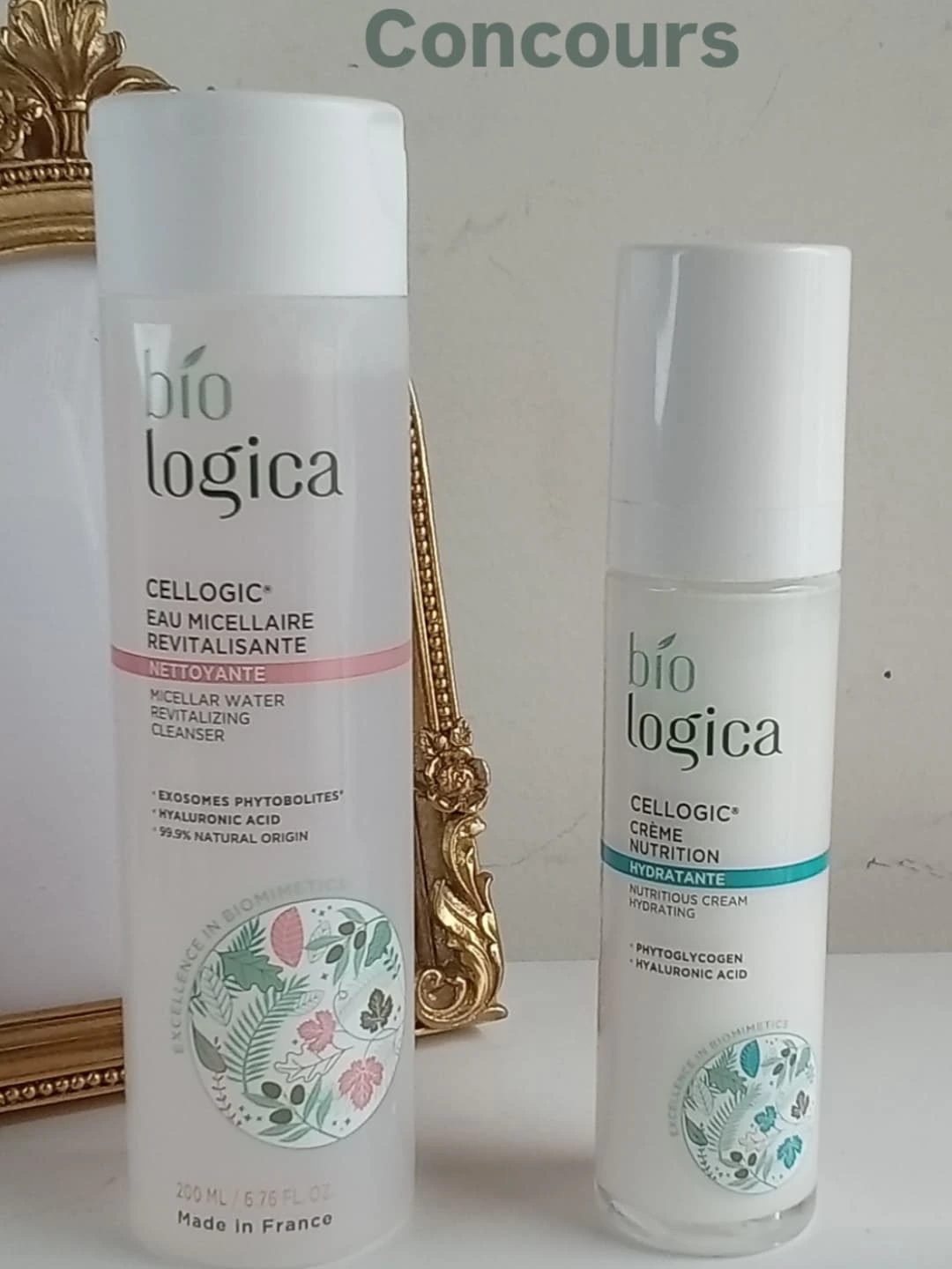 Instagram post by @breizhgirltesteuse for FeedGood. Caption reads: 🌿 Concours @biologica.cosmetics &....
