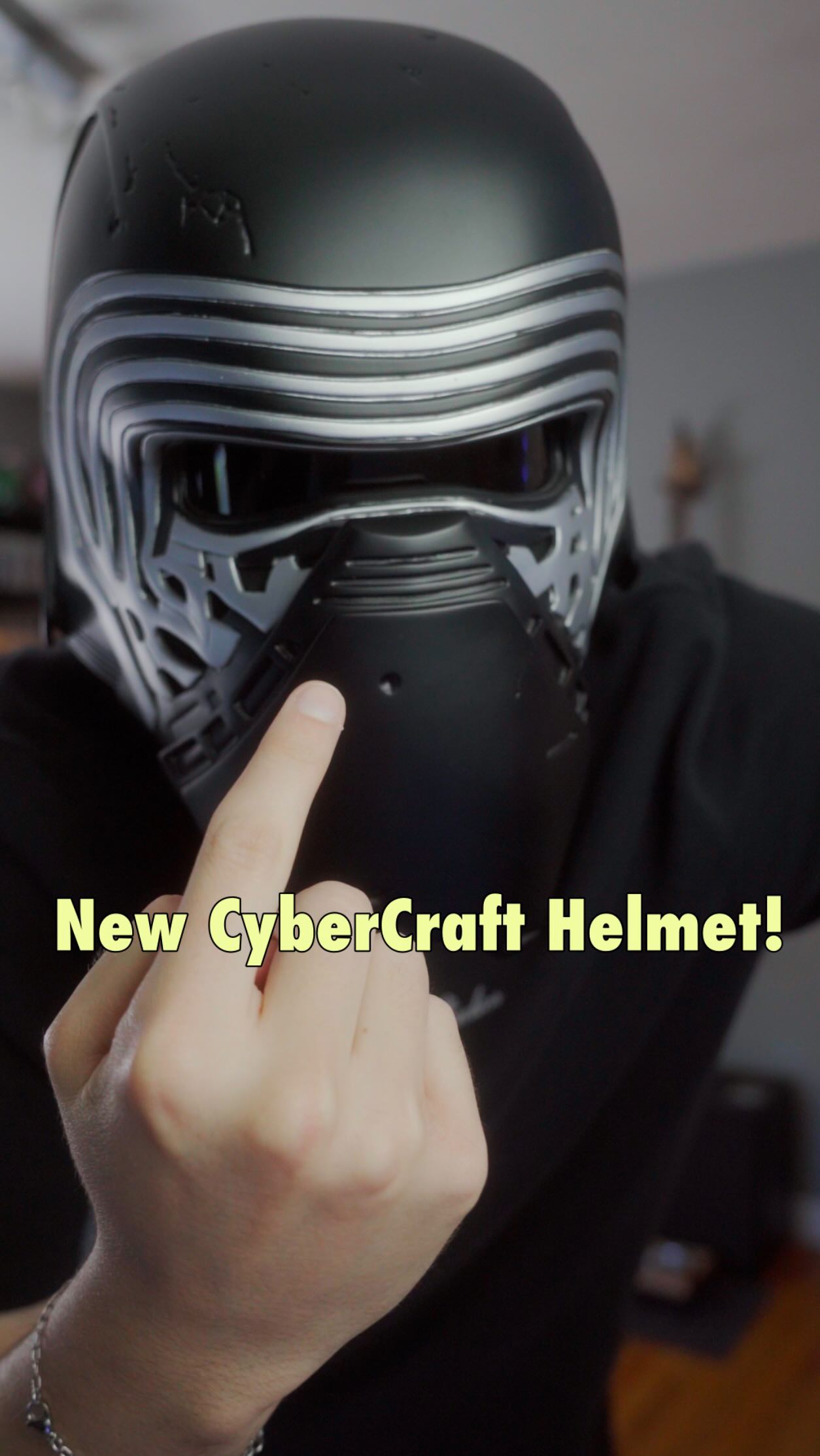 Instagram post by @ben.romeo1 for CyberCraft. Caption reads: Kylo… BEN??🔥🤯 @cybercraft 
.
Now we are REALLY....