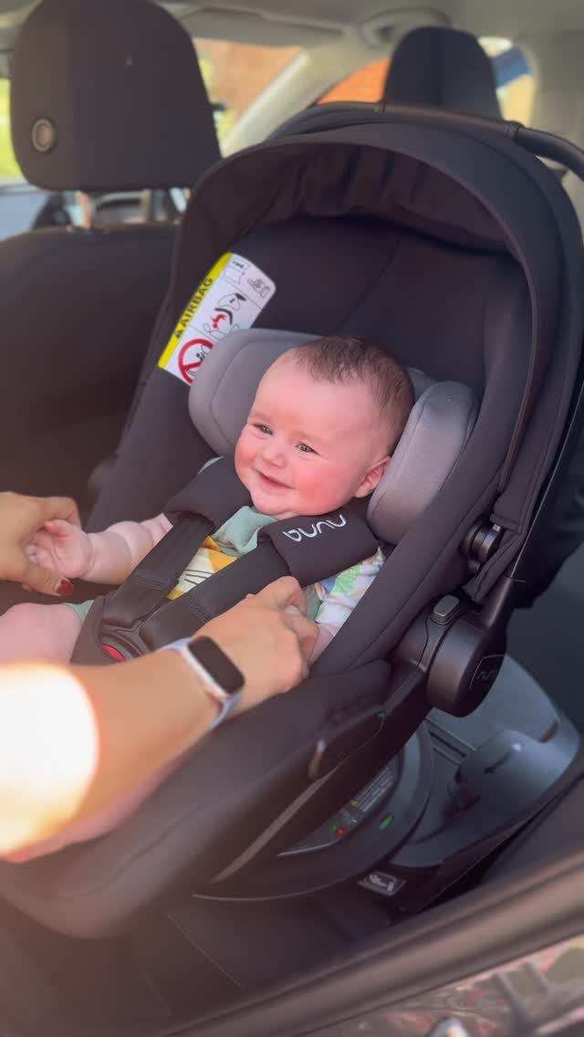 Instagram post by @hayley_payne021 for Parents. Caption reads: [...] and flex & curv by @nuna_uk....