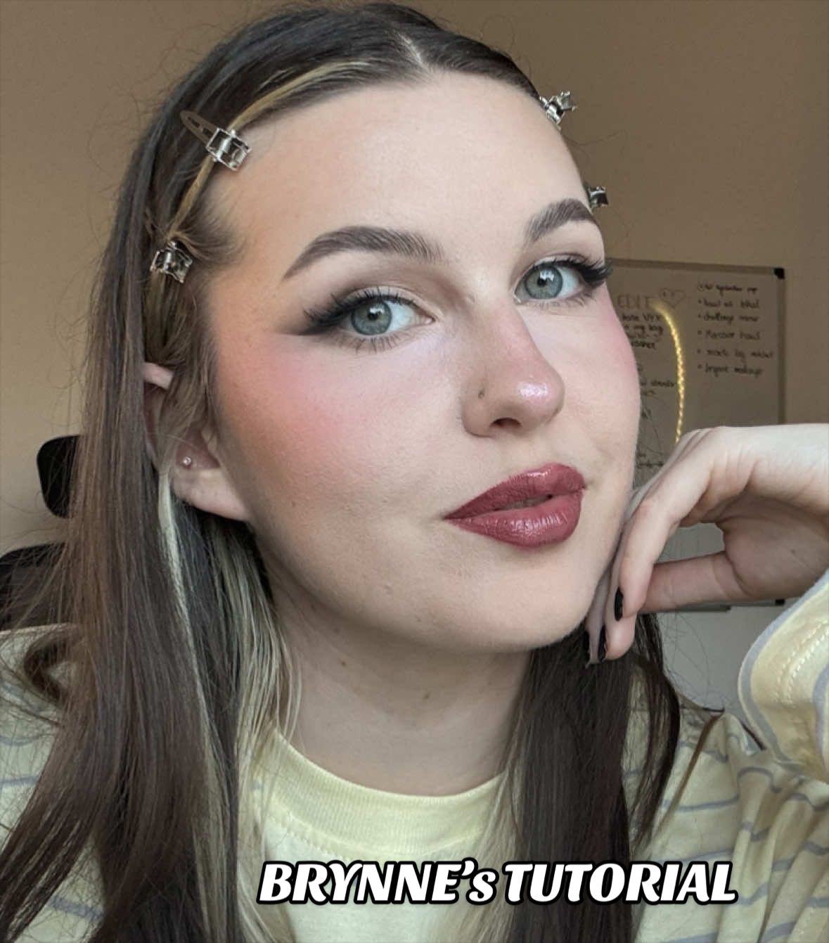 TikTok post by @giu_linka for Niche Beauty Lab. Caption reads: [...] (AD/WERBUNG, marked * were gifted) @Niche....