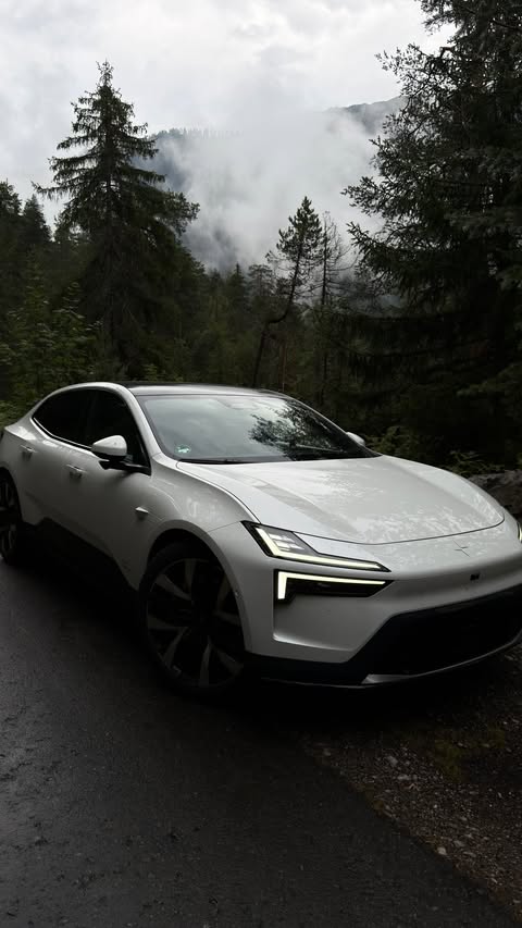Instagram post by @alexxsanchz for Polestar. Caption reads: Ad | Recharge your energy @polestarcars.