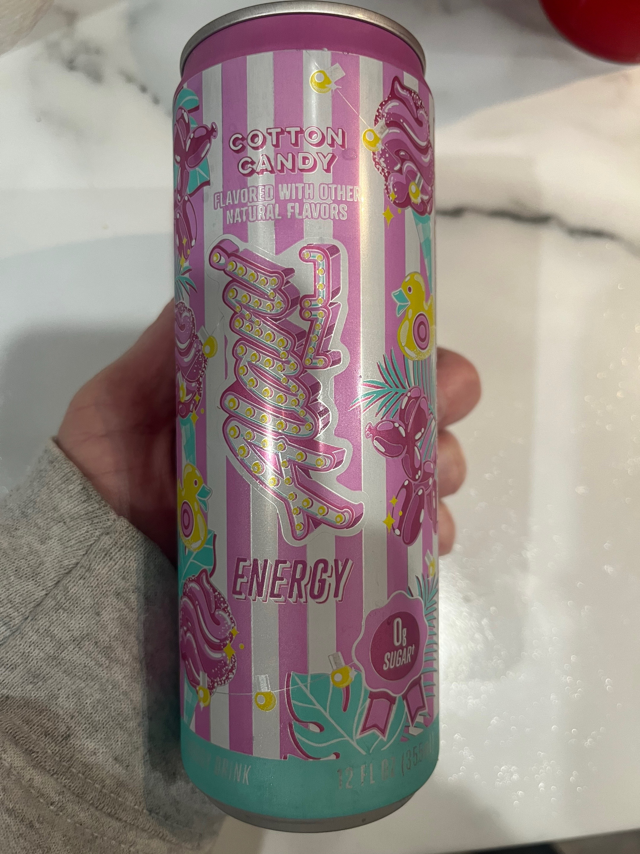 TikTok post by @amhrn87 for Alani Nutrition. Caption reads: @Alani Nutrition will forever be my addiction....