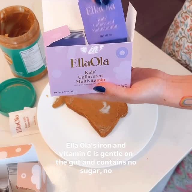 Instagram post by @theneurodiversitymom for EllaOla. Caption reads: @ellaolaofficial is the iron you’ve been waiting....