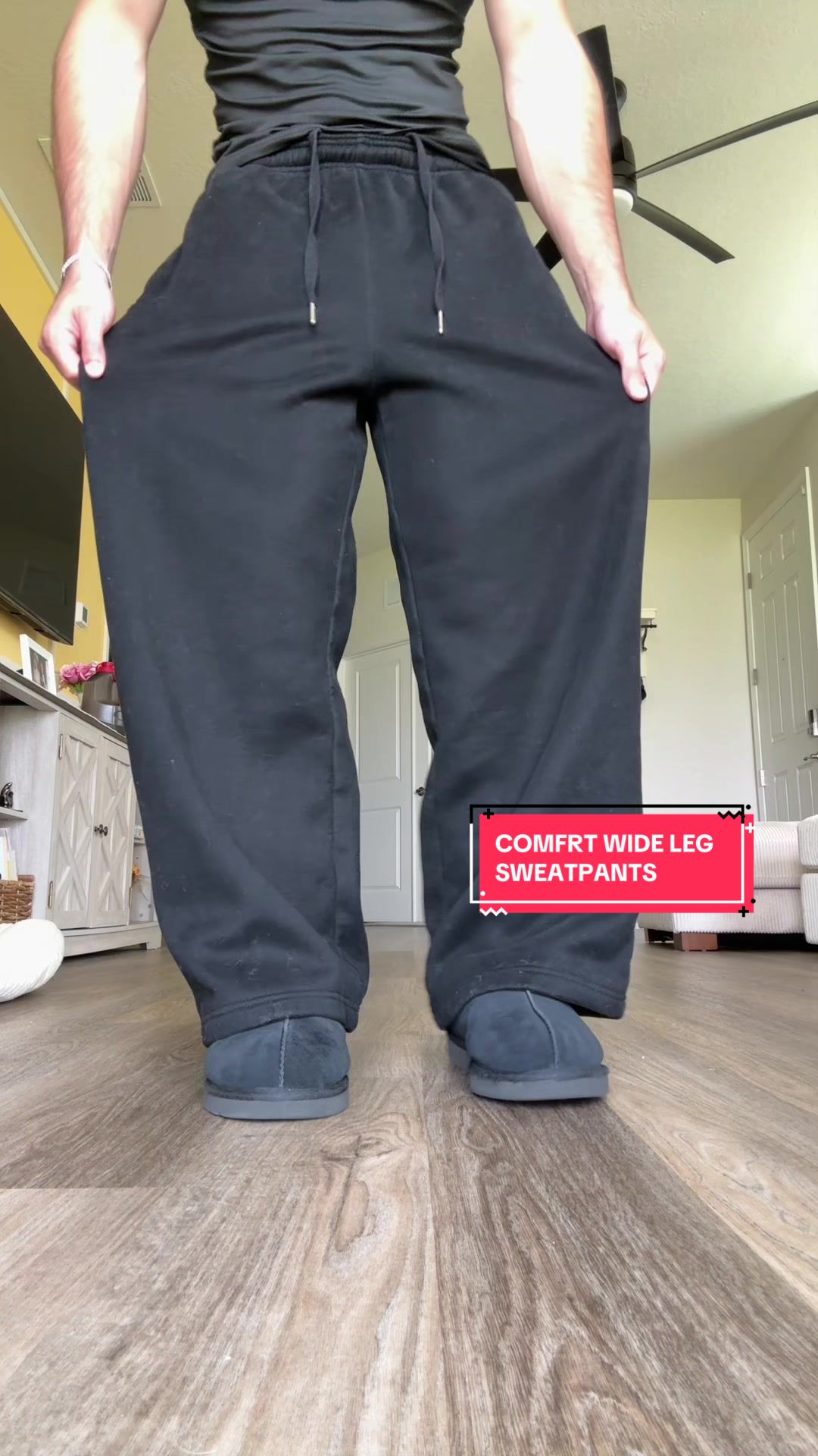 TikTok post by @christian.hernandezzz for Comfrt. Caption reads: @Comfrt 5’10 165 MEDIUM #comfrt [...].