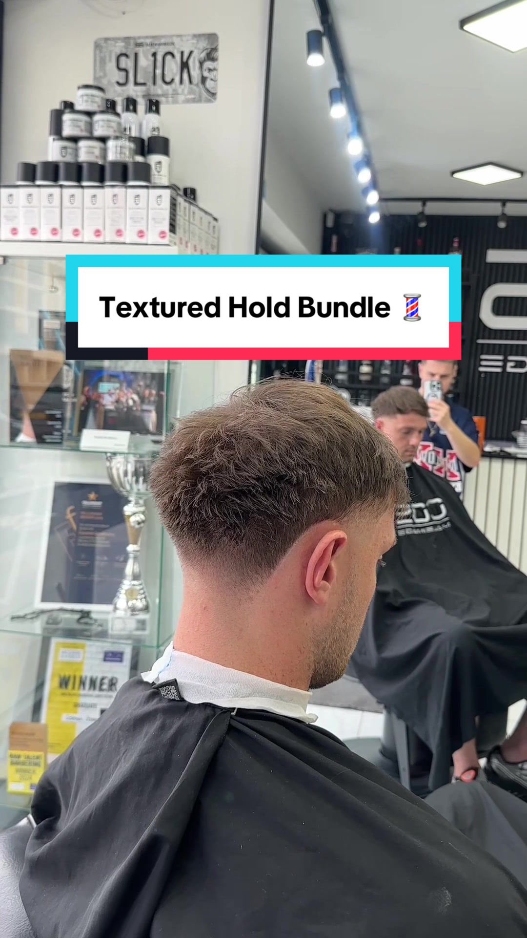 TikTok post by @its.djp8 for BSSET. Caption reads: This textured hold duo from @BSSET saved me &....