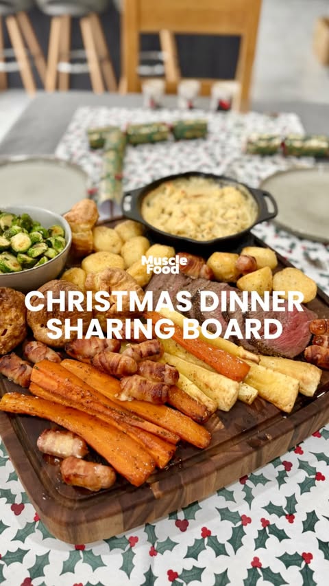 Instagram post by @marks_kitchen_and_bbq for MuscleFood.com. Caption reads: It’s almost Christmas, time to indulge in some....