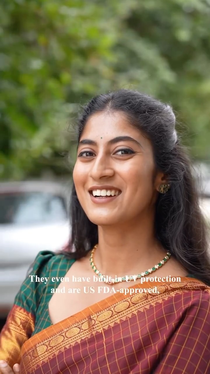 Instagram post by @jeeeeevitha for Aqualens. Caption reads: ✨This festive season, ditch the frames & let your....