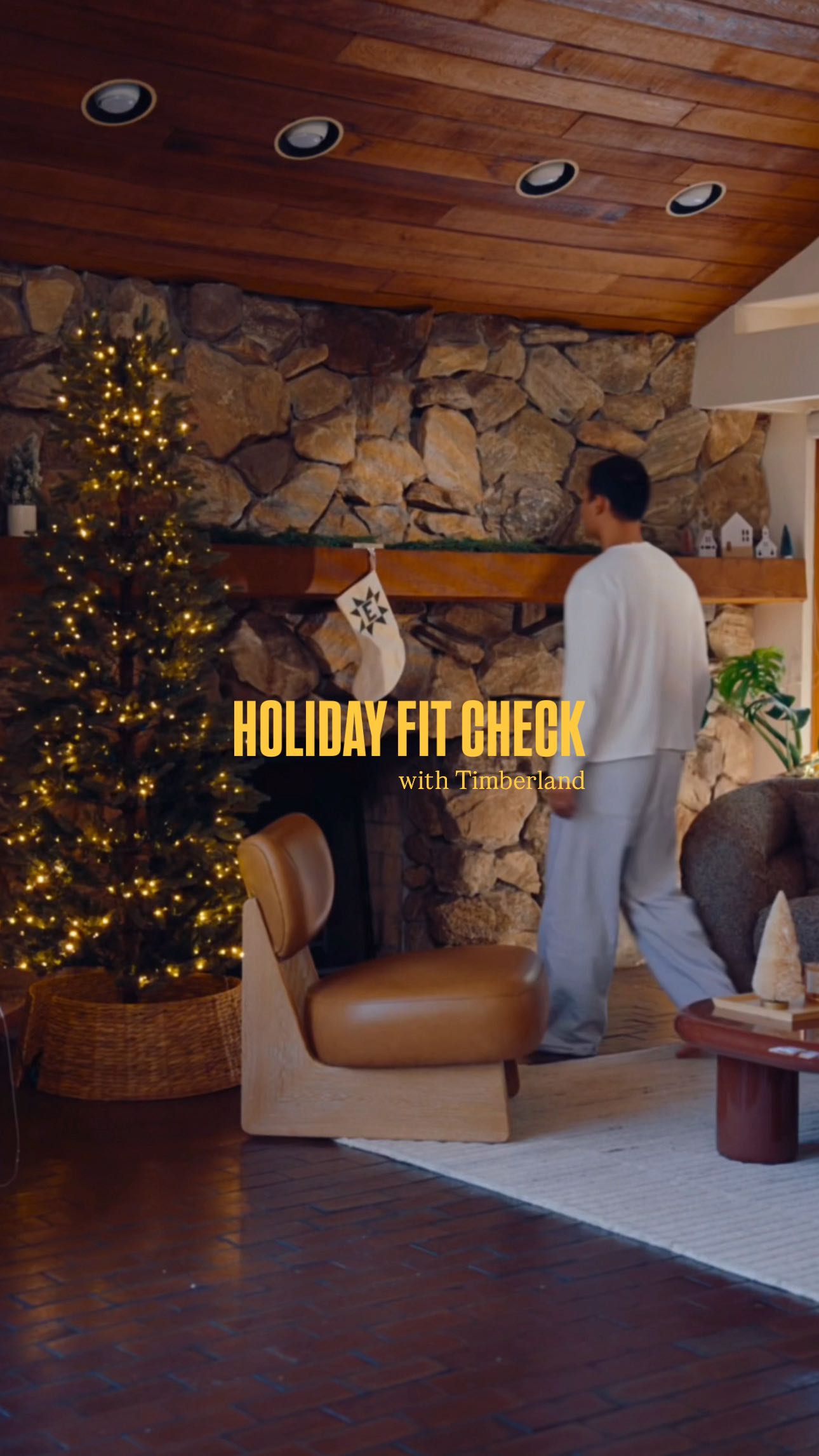 Instagram post by @tonytran for Timberland. Caption reads: A timeless holiday season icon, @timberland, is....