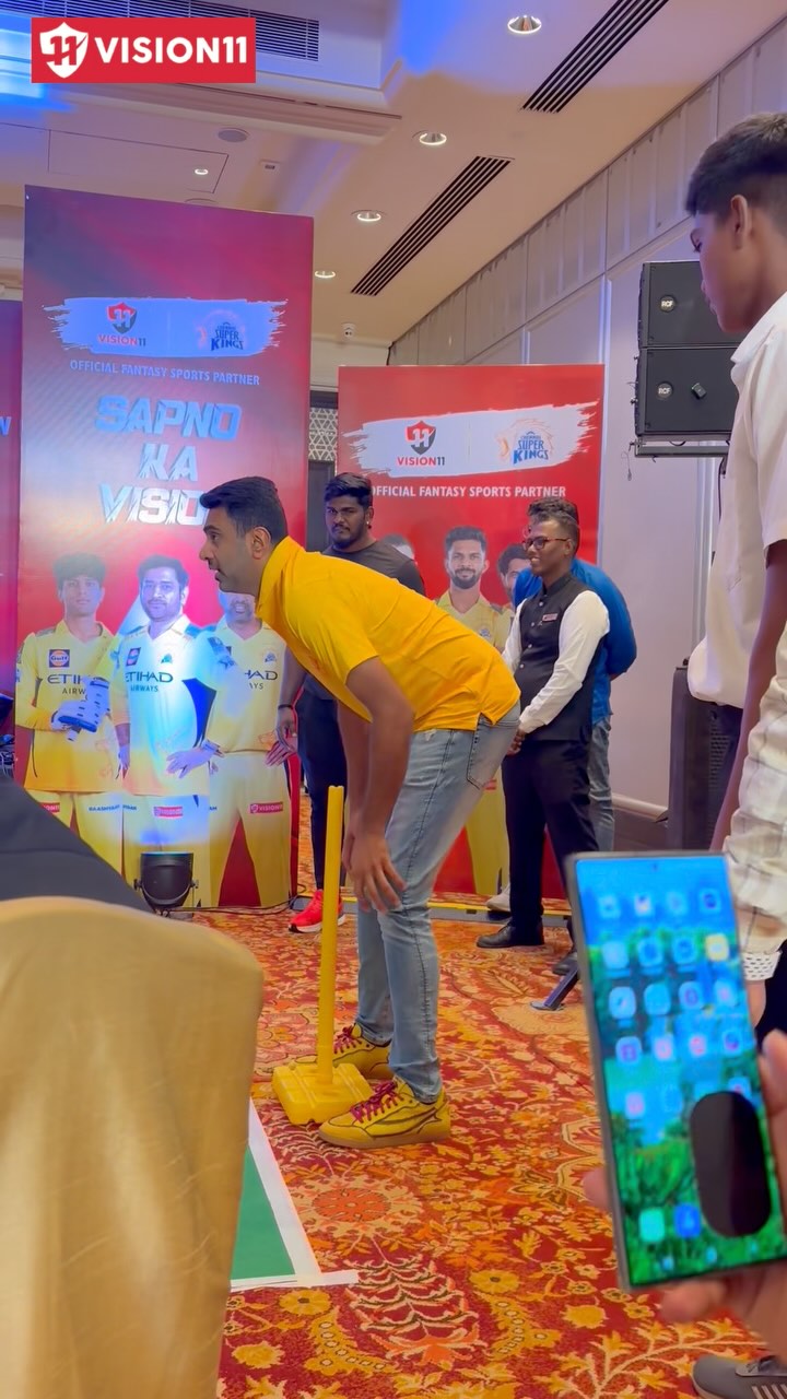 Instagram post by @ketanteams for Vision11. Caption reads: [...] . . . . Special Thanks to Vision11....