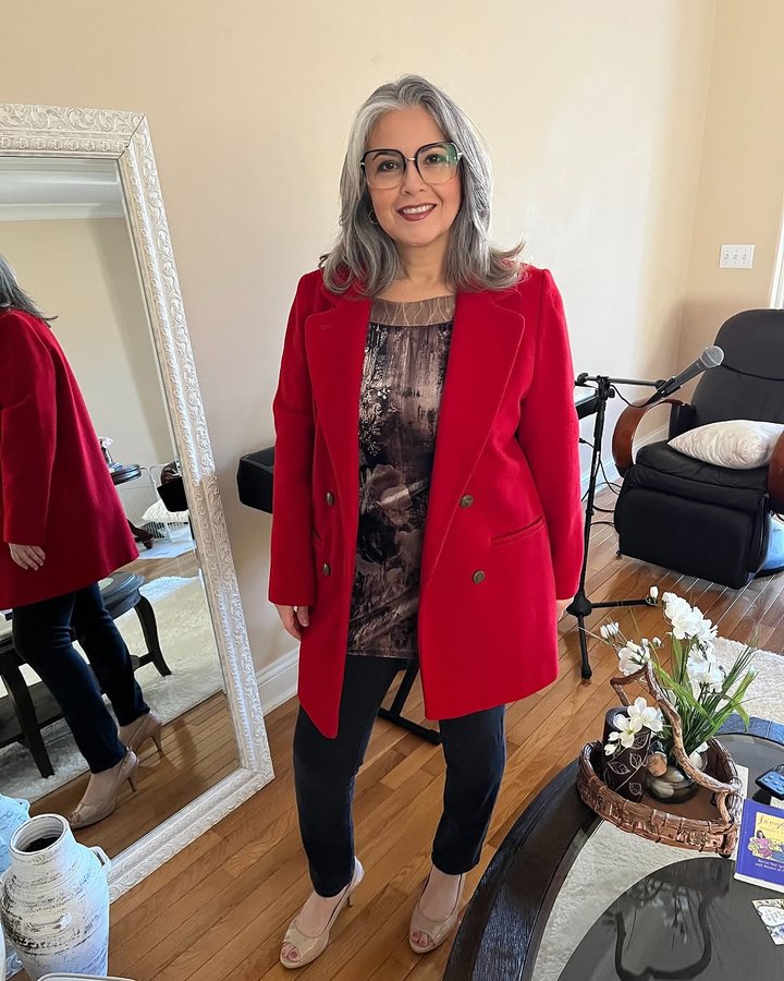 Instagram post by @born_to_make_a__difference for New York & Company. Caption reads: I wore this outfit Sunday for church. I love this....