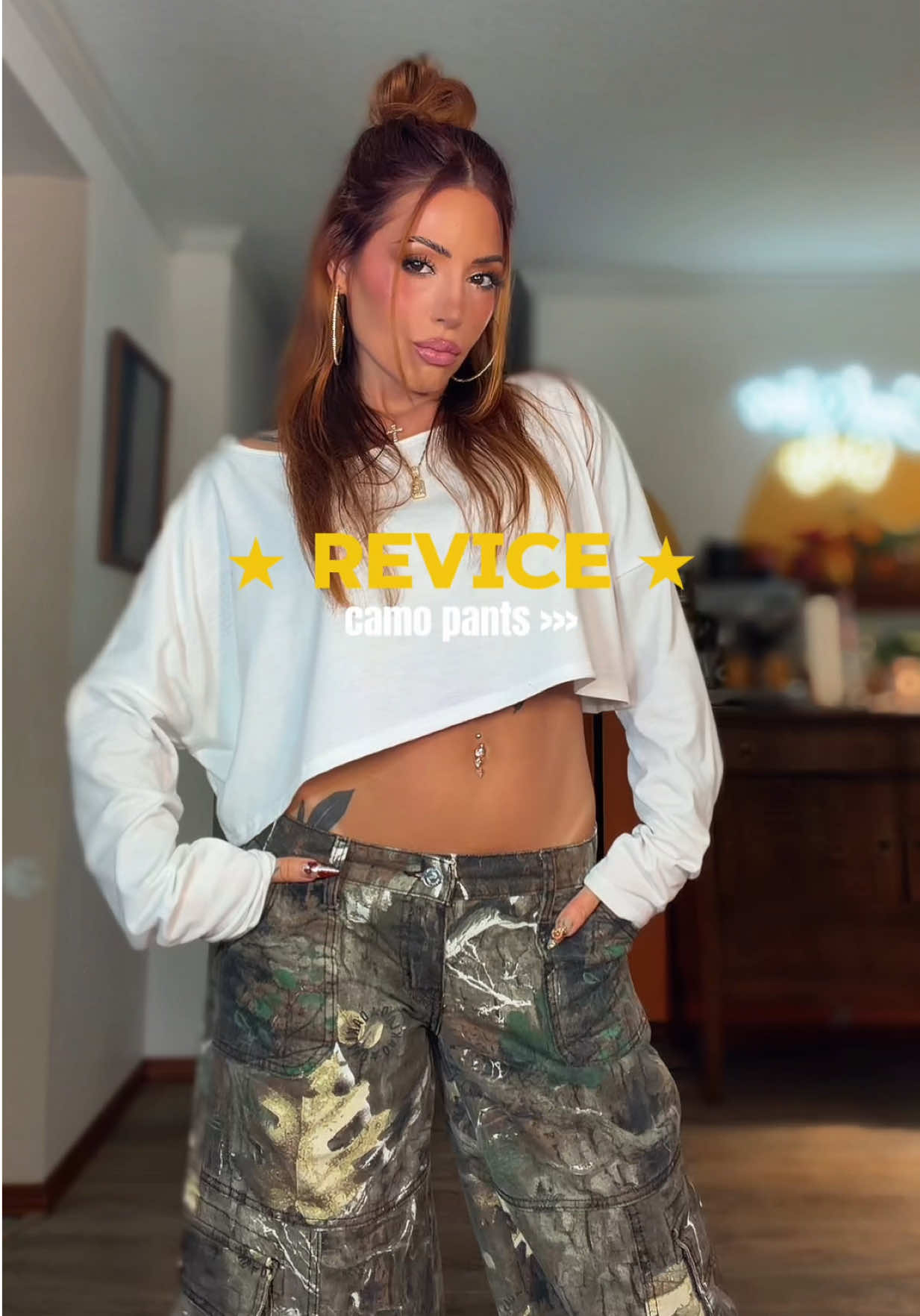 TikTok post by @aliciadoll13 for Revice Denim. Caption reads: Calling all cool girlies 📞 these pants EAT down.....