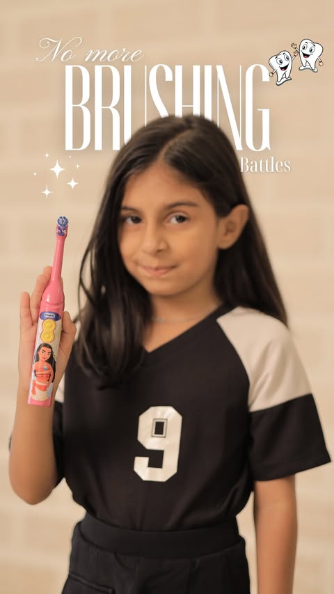 Instagram post by @priyanka_choudhary_2 for Oral-B. Caption reads: [...] properly too. 🦷 We’ve been trying the....