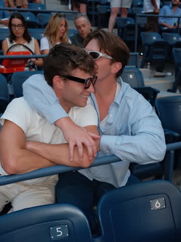 Instagram post by @lincandcanyon for Aperol Spritz. Caption reads: Game, set… spritz 🍊 serving all day at the....