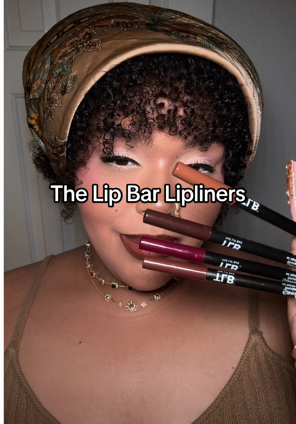 TikTok post by @h.o.n.e.yyyyyy for The Lip Bar. Caption reads: These lip liners from @thelipbar have never failed....