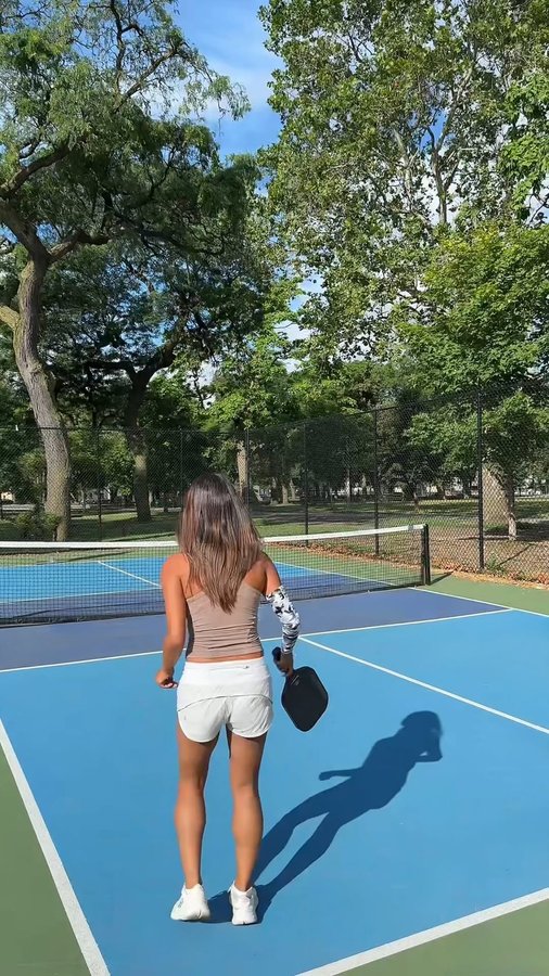 Instagram post by @rosie.ate for Elite Athletic Gear. Caption reads: My essentials for pickleball = @eliteathleticgear....