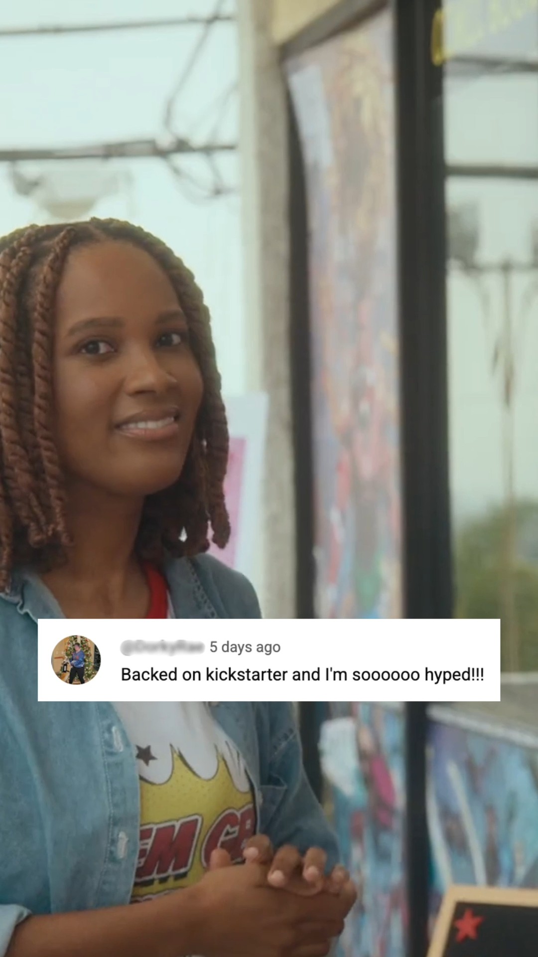 Instagram post by @childish_gamzeno for Kickstarter. Caption reads: It's happening! 👏 After raising over $207k on....