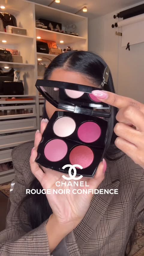 Instagram post by @wing.it.beauty for Shoppers Drug Mart. Caption reads: NEW CHANEL EYE + BLUSH PALETTE😍
💭The new....