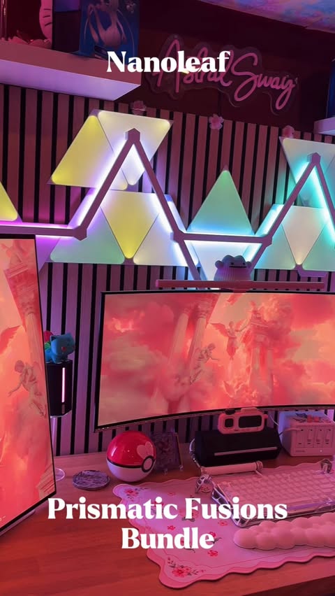 Instagram post by @astralsway_ for Nanoleaf. Caption reads: [...] of perfection, this is it. Introducing....