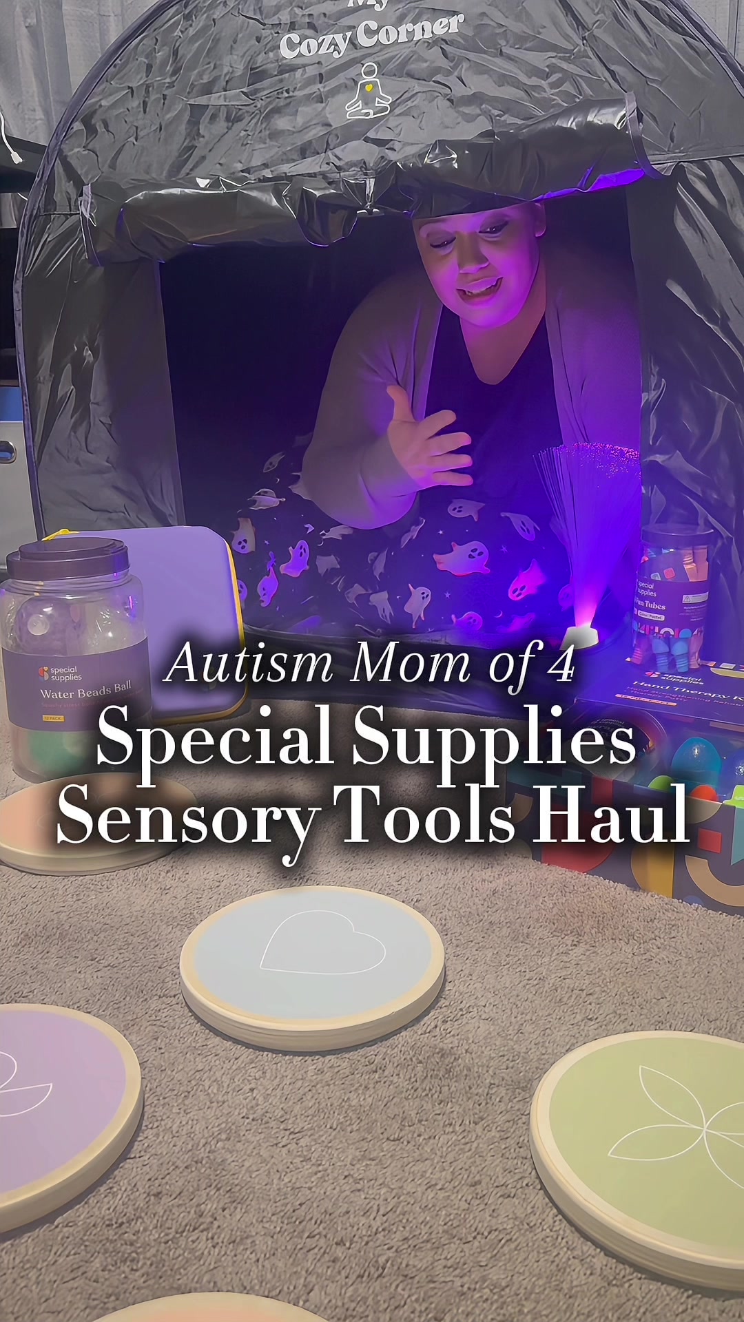 TikTok post by @asdmama1017 for Special Supplies. Caption reads: [...] collecting our favorite finds from @Special....