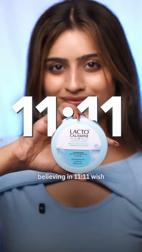 Instagram post by @vishkanya0903 for Lacto Calamine. Caption reads: [...] your everyday skincare routine! ✨🤍 Lacto....