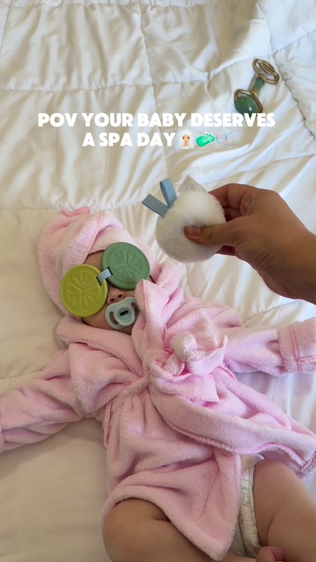 Instagram post by @jen.galati for Fisher-Price. Caption reads: #paidlink This might be the cutest baby toy🤣....