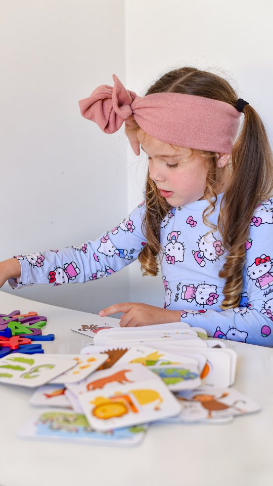 Instagram post by @lilwild_lilsweet_ for Montessori Generation. Caption reads: Learning through play with the ABC matching cards....